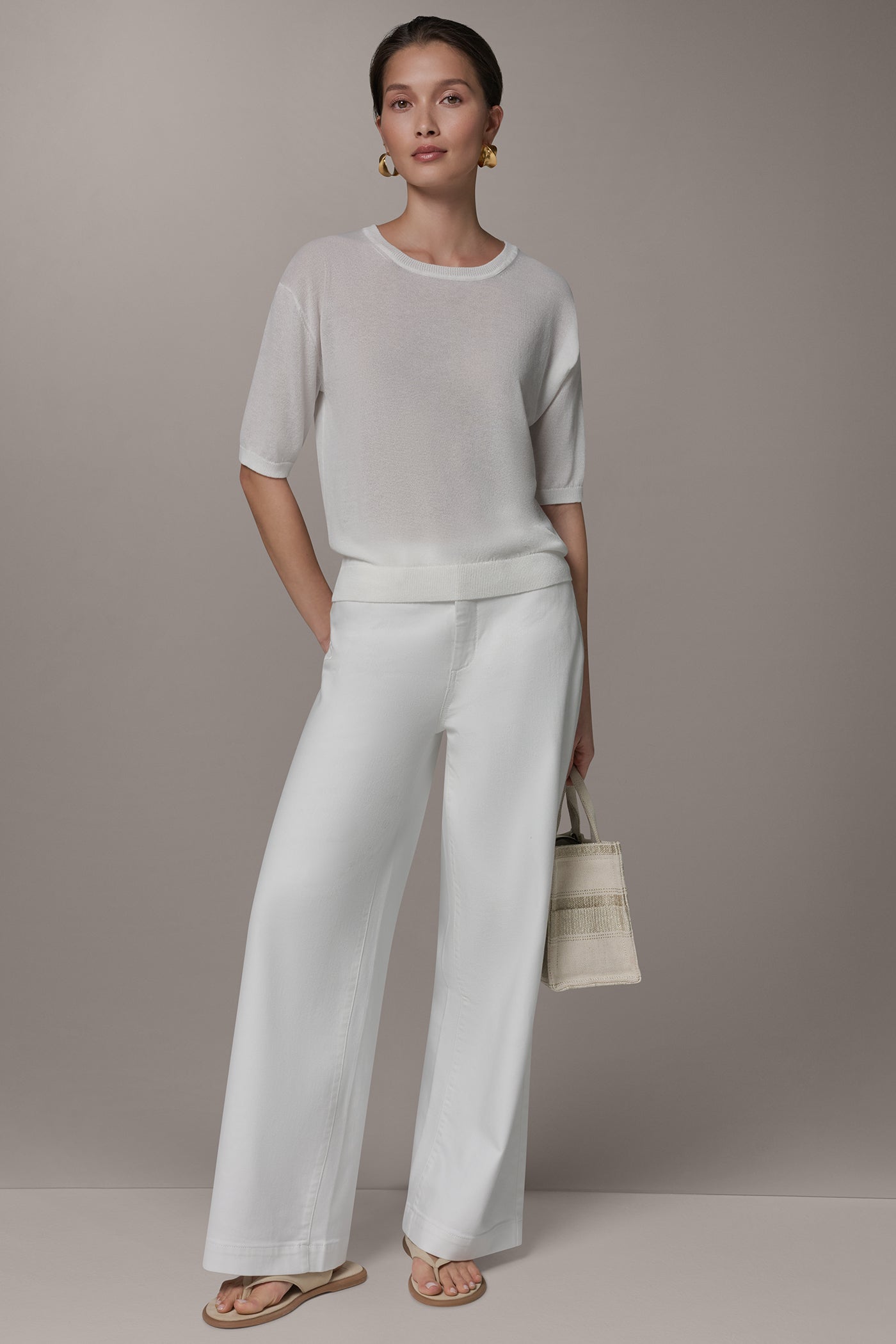 ELBOW SLEEVE SWEATER