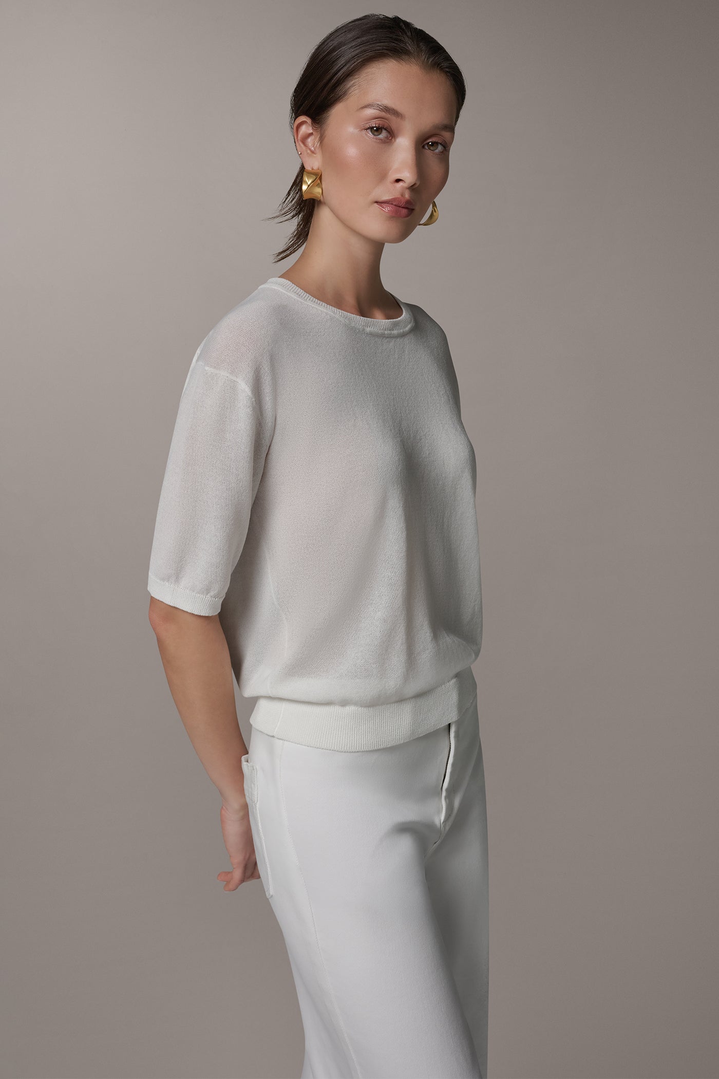 ELBOW SLEEVE SWEATER
