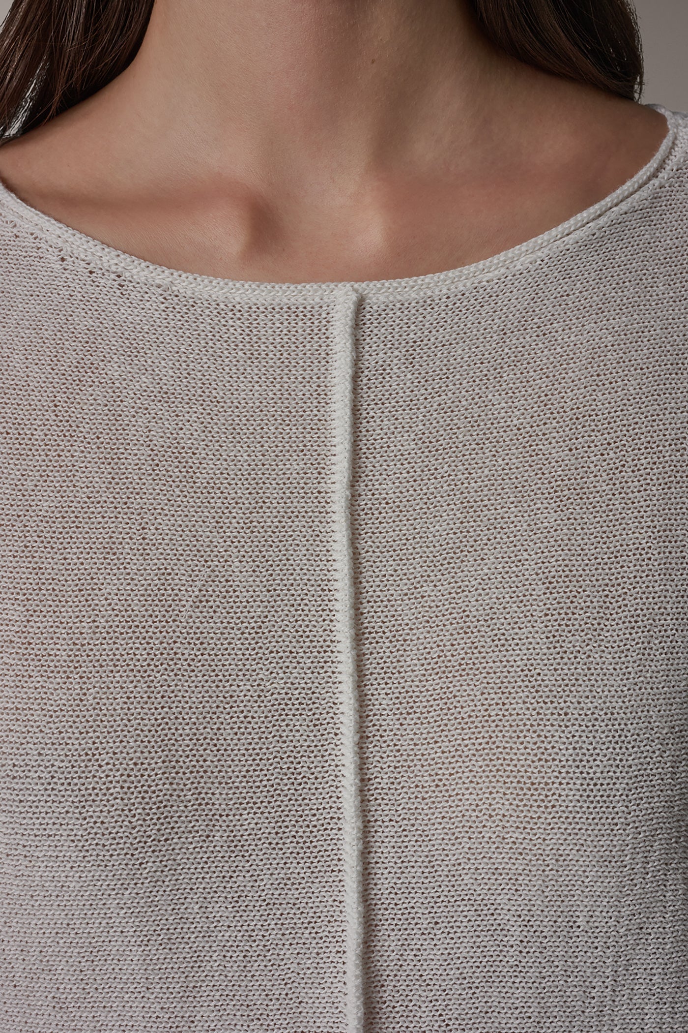 DOLMAN SLEEVE BALLET NECK SWEATER